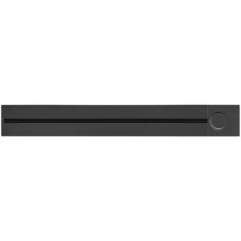 Priză SYNERGY21 MODULRAIL 600mm cu întrerupător, 3 prize Schuko, negru S21-MR005