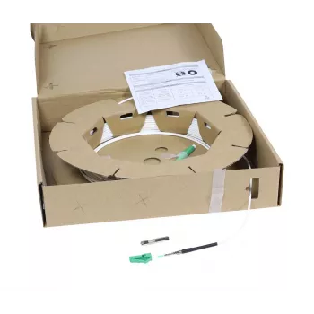 Cablu patch din fibră optică single-mode OS2 SYNERGY21 S218213, 60m, LC/APC la LC/APC, G.657.A2, simplex, 9/125µm, 2,2mm, cu ajutor de tragere