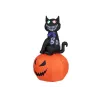 Figură gonflabilă de Halloween EUROPALMS pisică cu dovleac, 183 cm 83316152