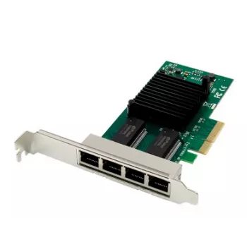 Adaptor server ALLNET PCIe 1G x4 cu patru porturi - cupru RJ45 - Intel I350 (ALL0136v2-4-GB-TX/I350T4)