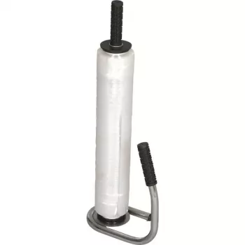 Dispenser profesional din crom pentru folie stretch Banholzer&Wenz cu frână de blocare 13598