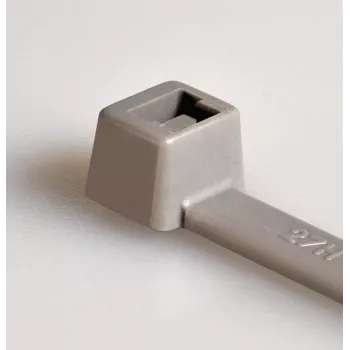 HellermannTyton T80R Cable Tie, Polyamide 6.6, Grey, 360 mm x 4.6 mm, 100 Pieces (116-08018)