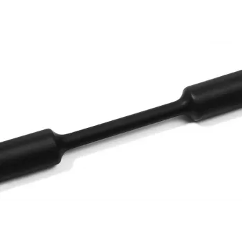 HellermannTyton HelaShrink 319 Heat Shrink Tubing 2:1, 1.2 mm Supplied Diameter, Black, 1 m Length, 10 Pieces (319-01200)