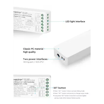 Controller SYNERGY21 Synergy 21 CCT 2 fire Zigbee*Milight/Miboxer* (LC2-ZR)