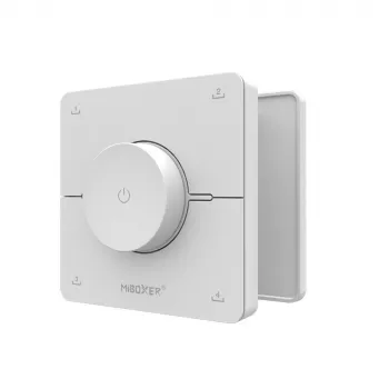 Telecomandă LED Miboxer K0 2,4GHz Dual White CCT cu rotiță, 4 scene, alb