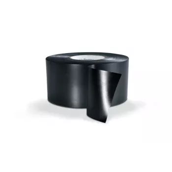 HellermannTyton HTAPE-WRAP25-100x30 PVC Corrosion Protection Tape, Black, 100 mm x 30 m, 0.25 mm 710-10803
