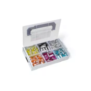 Set de conectori de sârmă push-in HellermannTyton HelaCon Plus Mini, 350 buc., 0,5-2,5 mm², 450 V, 24 A 148-90046