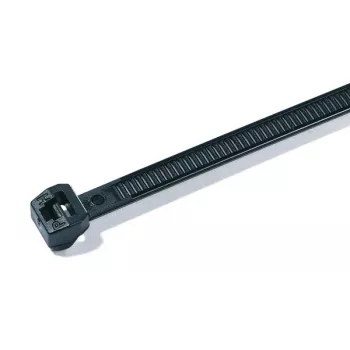 HellermannTyton T50MOS Black Cable Tie, 245 mm x 4.6 mm, PA66, 100 Pack 118-00128