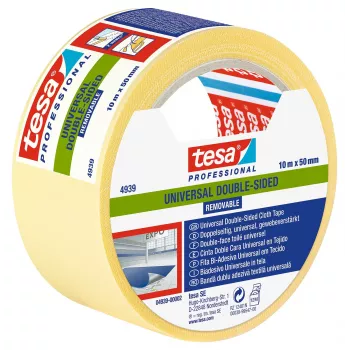 Bandă de montaj dublu adezivă tesa 04939-00002-11, albă, 10 m x 50 mm
