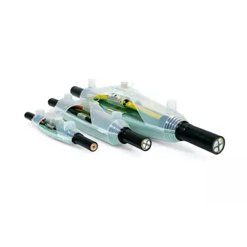 HellermannTyton HelaCon Easy Push-in Wire Connector 3-Pole Green 0.5-2.5mm² 450V 24A 435-12061