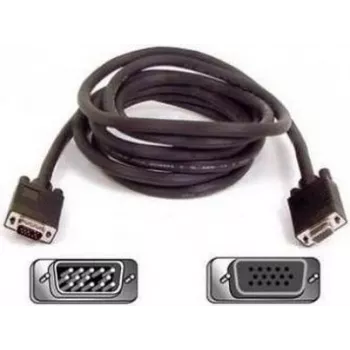 Adaptor schimbător de gen VGA SYNERGY21 S215246, tată la mamă, aurit, negru