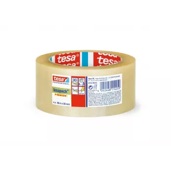 Bandă de ambalare transparentă tesa 04124-00342-00, 66 m x 50 mm