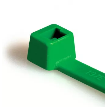 HellermannTyton T80L-N66-GN-C1 Standard Cable Tie, 390 x 4.6 mm, Green, 100 pcs 116-05415