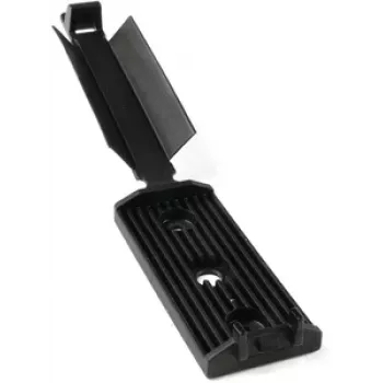 HellermannTyton FKH80 Screw Mount Cable Tie Base, Black PA66, 25mm x 56.5mm, 100 pcs 151-16800