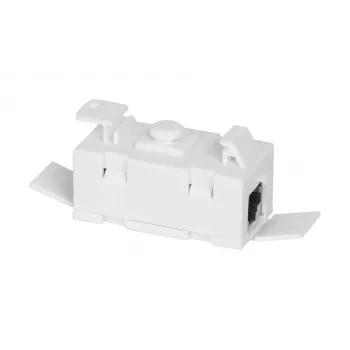 f-tronic RJ45 Patch-Patch Connector PPV5 Cat 5e, White 7110117
