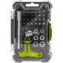 Set de șurubelnițe Goobay cu set de 30 biți - trusă de precizie pentru înșurubare, montaj și reparare electronică (77841)
