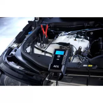 Încărcător automat de baterii auto AEG LD4 10616 6V/12V 2A/4A pentru plumb-acid, GEL, AGM, MF, Ca/Ca