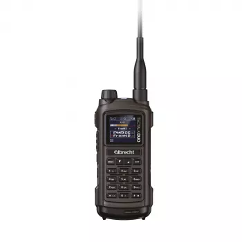 Set stații radio bidirecționale Albrecht Tectalk Duo PMR446 Freenet 1W negru 29148