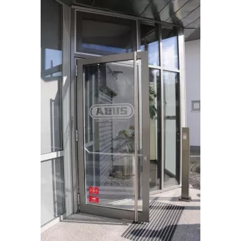 Autocolant de avertizare alarmă ABUS cu logo 74 x 52,5 mm (1 buc.) AU1423