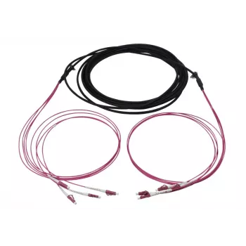 Cablu trunk din fibră optică SYNERGY21 S217052V2 U-DQ(ZN)BH 4G 50/125 OM4 LC/LC 30m