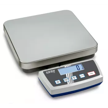 Kern DE 60K5A Platform Scale, 60 kg Capacity, 5 g Readability, Stainless Steel Plate, IP65, RS-232
