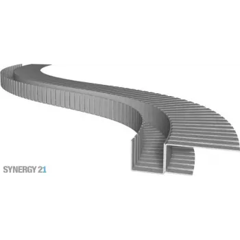 Profil LED SYNERGY21 S21-LED-PR00002 200 cm, oțel galvanizat TYP-A Flex
