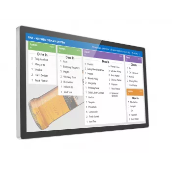 Display de bucătărie industrial ALLNET Kitchen210 21 inch, Rockchip RK3576, Android 15, panou frontal IP65, ecran tactil Full HD