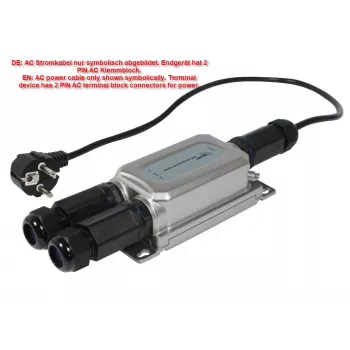Injector PoE de exterior ALLNET IP67 IEEE 802.3bt 60W carcasă metalică ALL-PI2013Ov2BT60