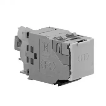 Modul keystone Rutenbeck Cat.8.1, 1xRJ45, ecranat, fără unelte, 40/25/10G, clasa I 13900306