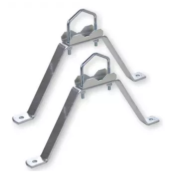 Set de suport de perete WEIß MHZ2060 oțel 20 cm alb (39062)