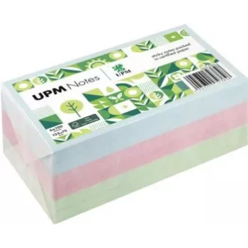 Hârtii autoadezive UPM Notes 5655-20PG-6 pastel 125x75mm 100 file sortate 6 blocuri