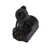 Priză DIN de suprafață IWH 12/24V 16A negru 019009
