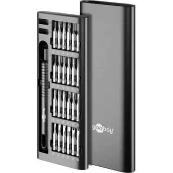 Set de șurubelnițe Goobay 77835 cu set de 48 de biți de precizie
