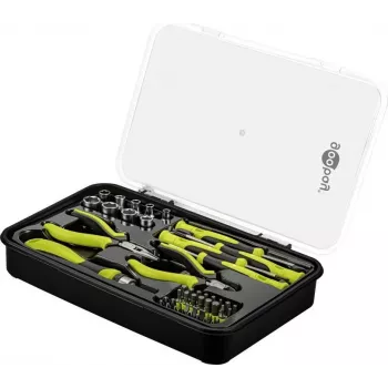 Set de unelte de precizie Goobay Advanced 49 piese pentru repararea electronicelor 77846