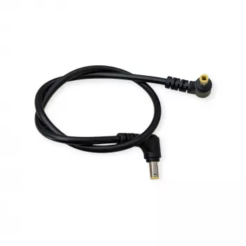 Cablu prelungitor alimentare DC ALLNET 5,5mm x 2,5mm tată la mamă 0,49m negru ALL-Adapt-Ext5.5-2.5-490