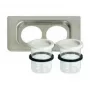 Set recipiente pentru păstrarea alimentelor EMAG 4,0L cu 2 recipiente din sticlă de 0,6L