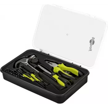 Set de unelte de start GOOBAY TOOLS 77845, 26 piese, în cutie de depozitare