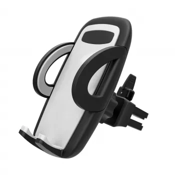 Suport auto IWH 019260 pentru telefon la grilă de ventilație, rotativ 360°, pentru smartphone-uri de 53-95 mm, negru