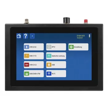 Aparat de măsurare satelit Megasat HD 7 Combo V2, DVB-S/S2/T/T2/C, DAB/DAB+, USB, DiSEqC 1 (2600024)