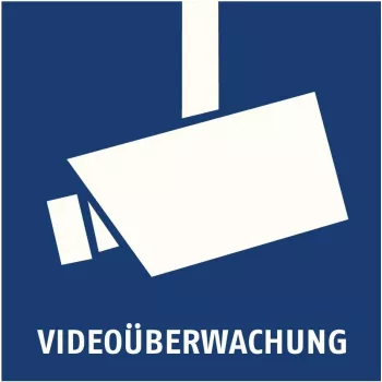 Autocolant de avertizare supraveghere video ABUS AU1500 90 x 90 mm
