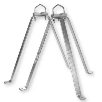 Set suport de perete WEIß MHZ5060 oțel 50 cm alb (39065)