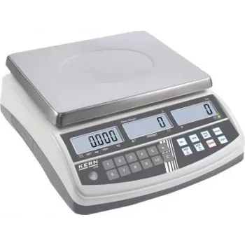 KERN CPB 6K0.1N Counting Scale, 6 kg Capacity, 0.1 g Readability, Rechargeable Battery