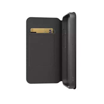 Husă tip booklet Black Rock Booklet Slim Folio pentru Apple iPhone 16e/17e, neagră 00229688
