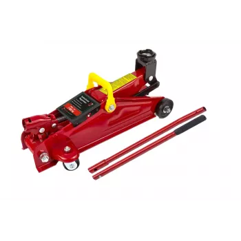 Cric hidraulic cu role IWH 2 t, interval de ridicare 125–330 mm, roșu, 010008