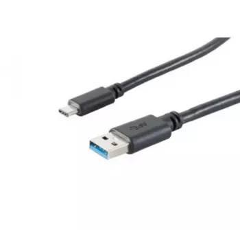 Cablu EXERTIS CONNECT USB 3.1 Type-C la USB 3.0 Type-A, 1,8 m, negru 39910223