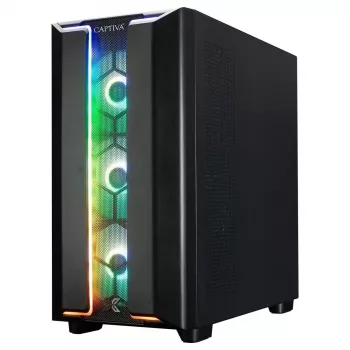PC desktop CAPTIVA Advanced Gaming R98-754 - AMD Ryzen 7 5700X, GeForce RTX 5060 Ti 16 GB, 32 GB RAM, 1 TB SSD, fără sistem de operare