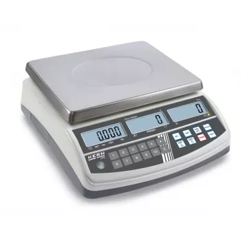 Cântar de numărare KERN CPB 30K0.5N, capacitate 30 kg, diviziune 0,5 g, alimentare cu baterie și de la rețea