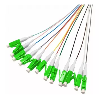 Pigtail fibră optică Tecline OM5 LC/UPC, 12 buc., 2,0 m, codificate coloristic 20500018