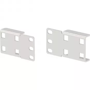 EFB PRO-PDU01.GR PDU Mounting Bracket Set, 1-Unit, RAL 7035 Light Grey, 2 Pieces