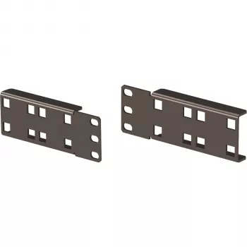 EFB PRO-PDU01.GR PDU Mounting Bracket Set, 1-Unit, RAL 7035 Light Grey, 2 Pieces